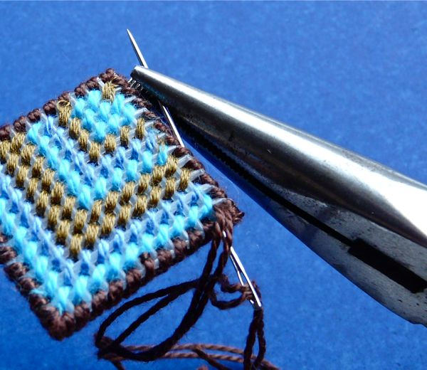 How to Make a Needlepoint Pendant (Yes! With Plastic Canvas