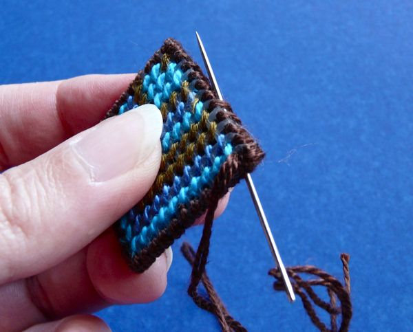 How to Make a Needlepoint Pendant (Yes! With Plastic Canvas!)