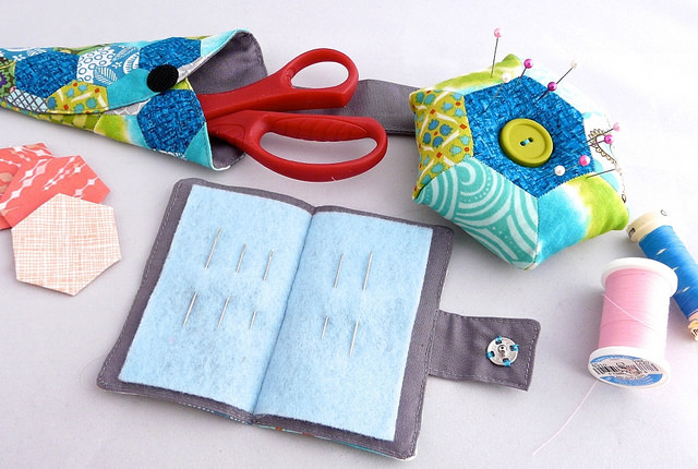 Hexie Sewing Set English Paper Piecing Pattern