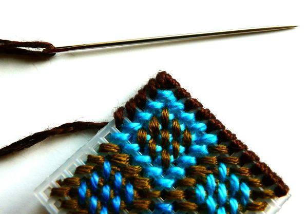 How to Make a Needlepoint Pendant (Yes! With Plastic Canvas