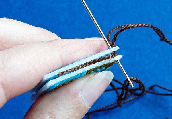 How to Make a Needlepoint Pendant (Yes! With Plastic Canvas