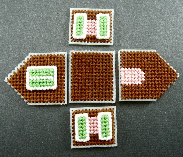 Plastic Canvas Gingerbread Village Pattern