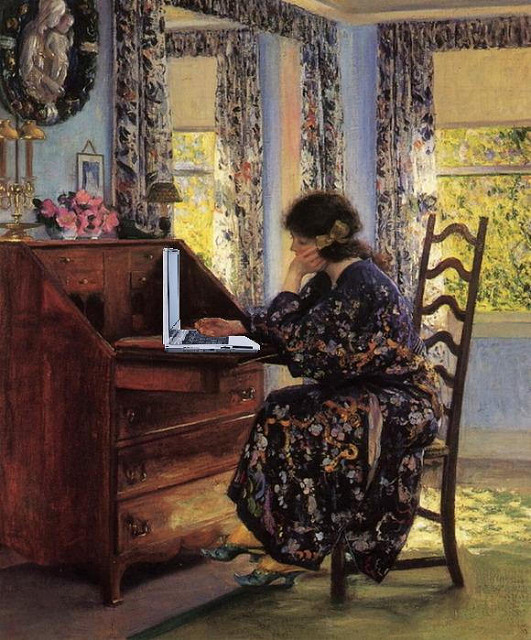 Blogger, after Guy Orlando Rose