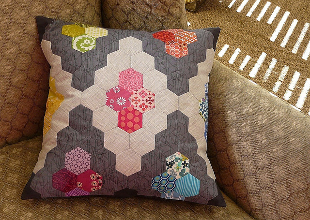 Hexie Diamond Pillow