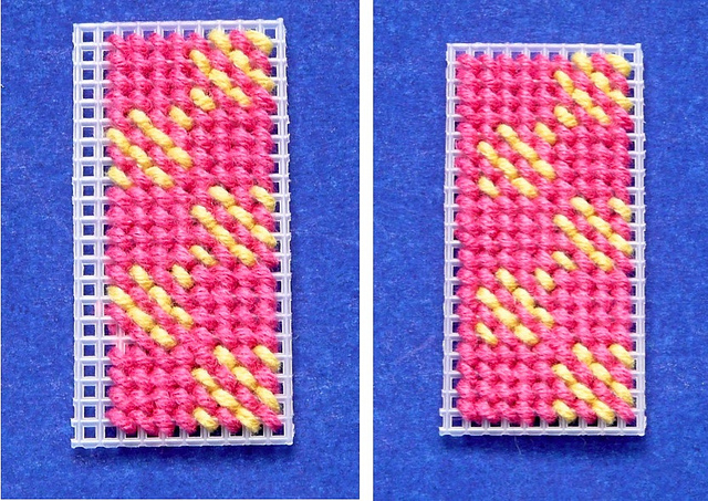 How to Make a Stitch Marker Case from Plastic Canvas, Using Cottonish Yarn